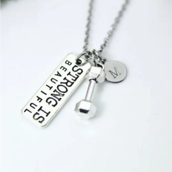 Just in 💫| STRENGTH IS BEAUTIFUL NECKLACE - Picture 1 of 3